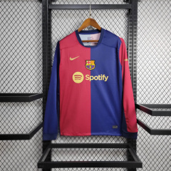 Barcelona Home Long Sleeve 24/25 Football Team Shirt Jersey