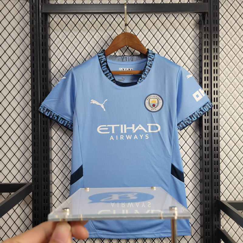 Manchester City home women 24/25 Football Team Shirt Jersey