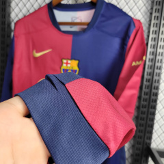 Barcelona Home Long Sleeve 24/25 Football Team Shirt Jersey