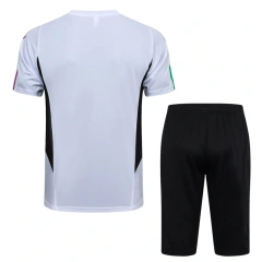 Bayern Munich 23/24 Training Shirt and 3/4 Pants Set White D948