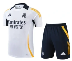 Real Madrid 24/25 Training Shirt and Shorts Set White