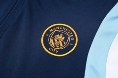 Manchester City 23/24 Half-Zip Training Top and Pants Set B751