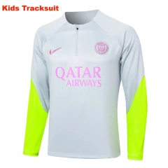 Kids PSG 23/24 Half-Zip Training Sweatshirt and Pants Set E779