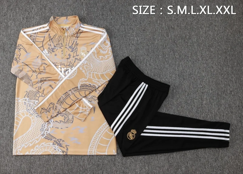 Real Madrid 23/24 Half-Zip Training Top and Pants Set B771 - PM