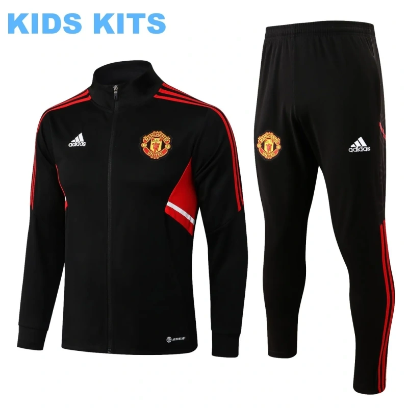 Kids Manchester United 22/23 Training Jacket and Pants Set E622