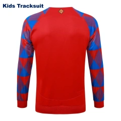 Kids Barcelona 23/24 Training Jacket and Pants Set Red E732