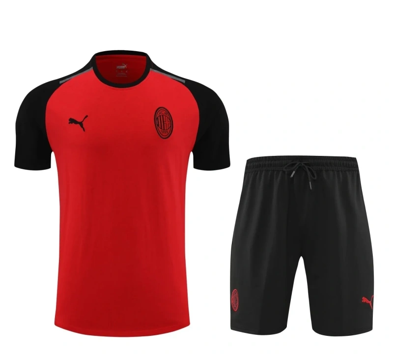 AC Milan 24/25 Team Shirt and Shorts Set Red