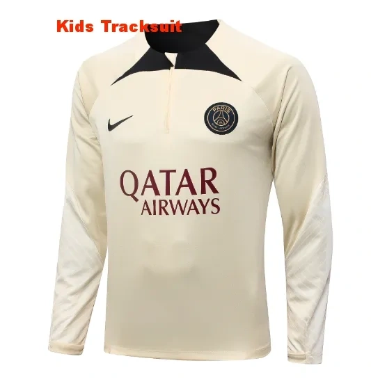 Kids PSG 23/24 Half-Zip Training Sweatshirt and Pants Set E699