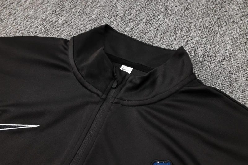 Al-Nassr FC 24/25 Half-Zip Training Top and Pants Set Black B791