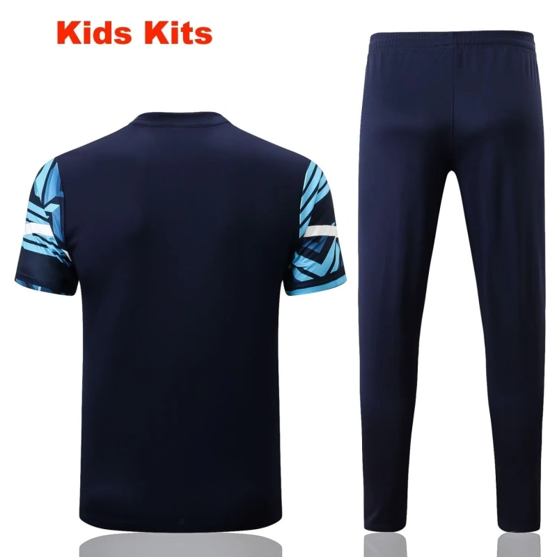 Kids Olympique Marseille 22/23 Training Shirt and Pants Set E666