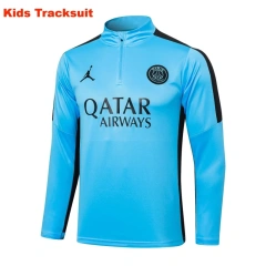 Kids PSG 23/24 Half-Zip Training Sweatshirt and Pants Set E788
