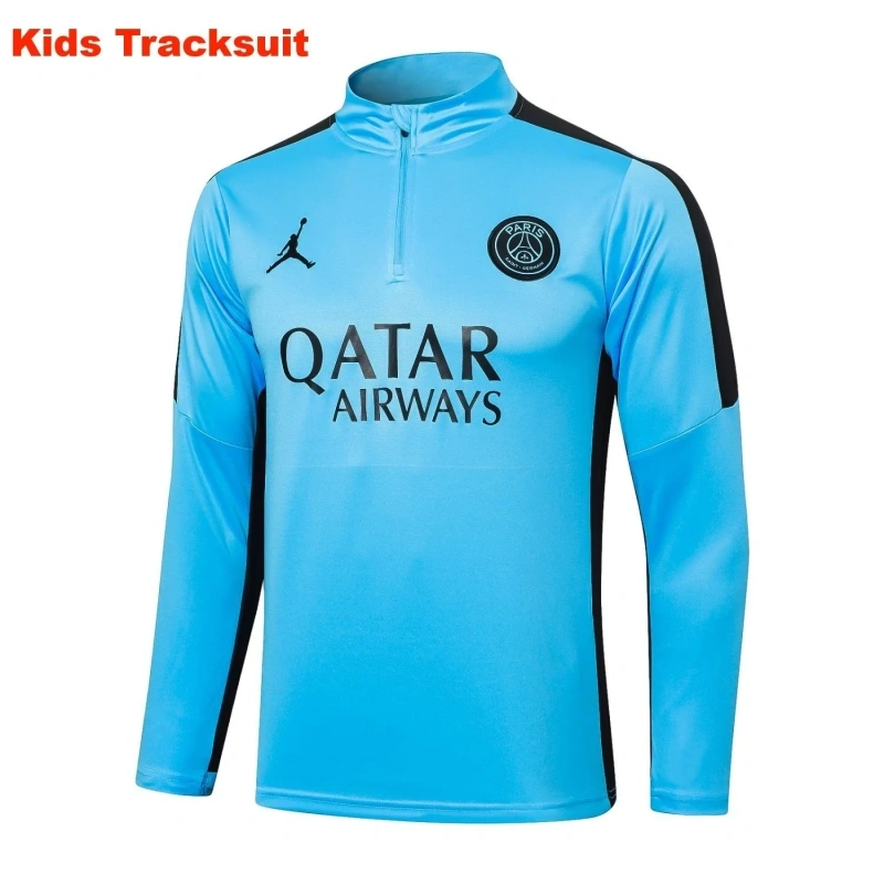 Kids PSG 23/24 Half-Zip Training Sweatshirt and Pants Set E788
