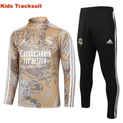 Kids Real Madrid 23/24 Half-Zip Training Sweatshirt and Pants Set E764 - PM