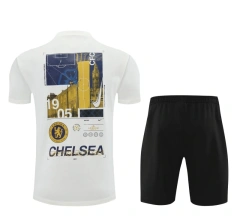 Chelsea 24/25 Team Shirt and Shorts Set White