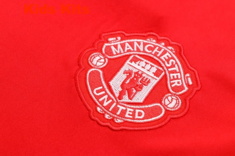 Kids Manchester United 22/23 Training Shirt and Pants Set E671