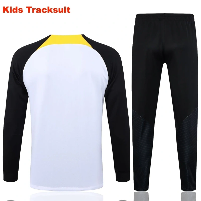 Kids Chelsea 23/24 Training Jacket and Pants Set White E740
