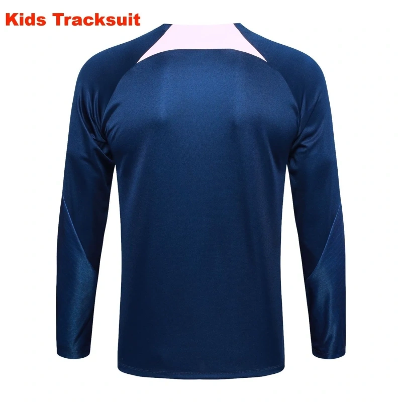 Kids Tottenham Hotspur 23/24 Half-Zip Training Sweatshirt and Pants Set E754