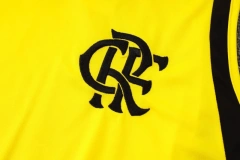 Flamengo 24/25 Sleeveless Jersey and Shorts Set Yellow D989