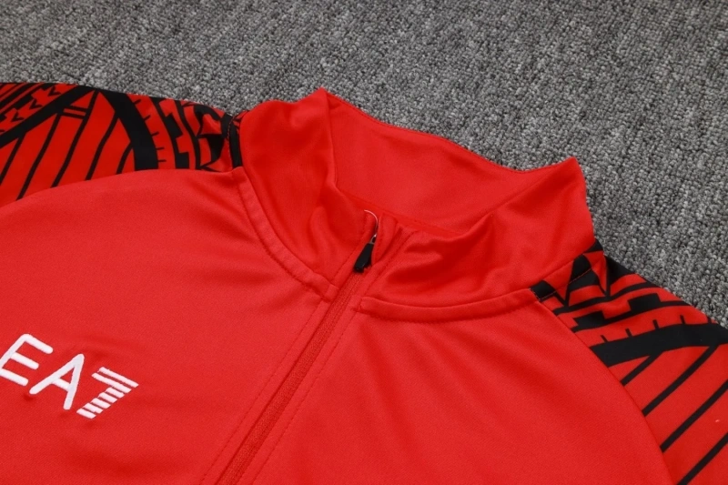 SSC Napoli 23/24 Half-Zip Training Top and Pants Set Red B765