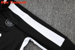 Kids PSG 23/24 Half-Zip Training Sweatshirt and Pants Set Black E778