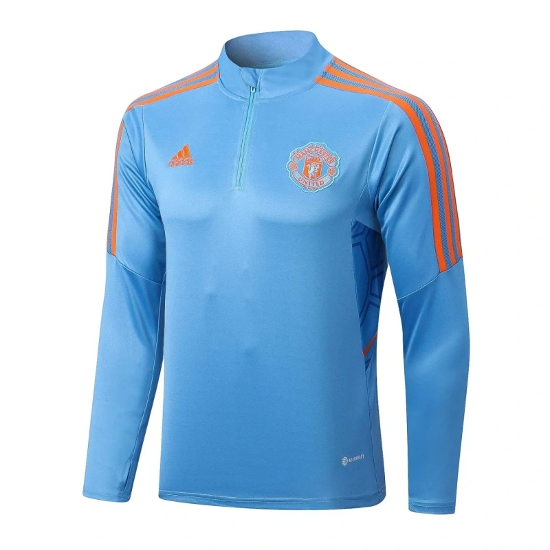Manchester United 22/23 Half-Zip Training Sweatshirt and Pants Set B585