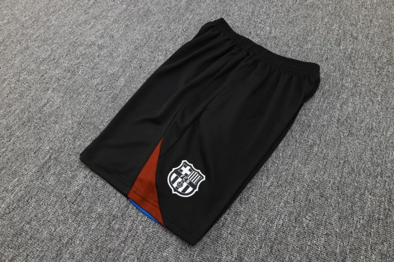 Barcelona 24/25 Training Shirt and Shorts Set Black D961