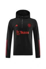 Manchester United 23/24 Half-Zip Hoodie and Pants Set