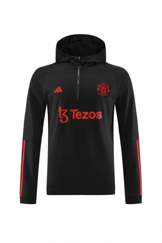 Manchester United 23/24 Half-Zip Hoodie and Pants Set