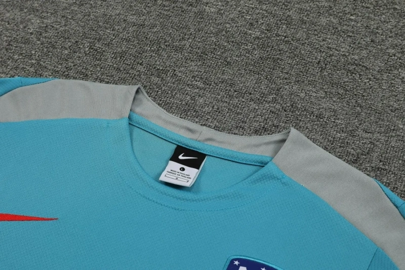 Atletico Madrid 24/25 Training Shirt and Shorts Set Blue