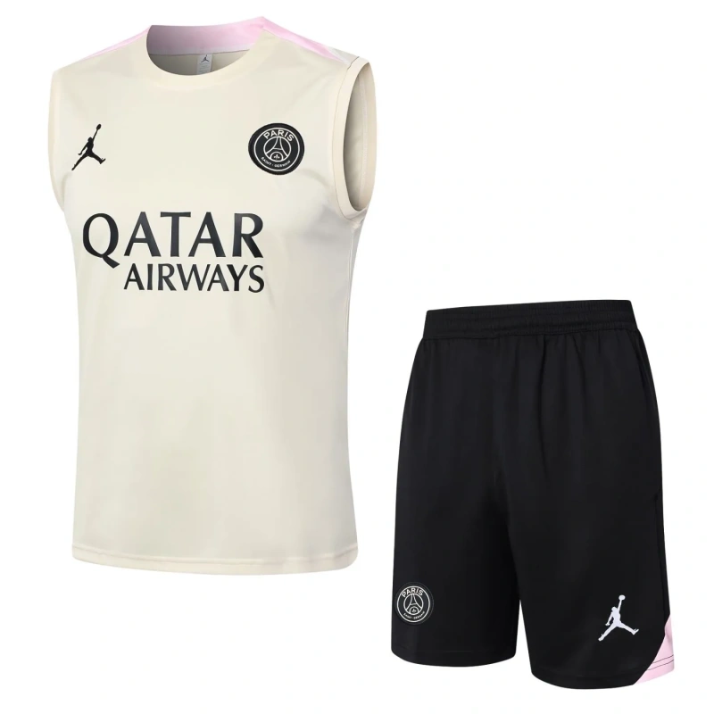 PSG 24/25 Sleeveless Jersey and Shorts Set D1035