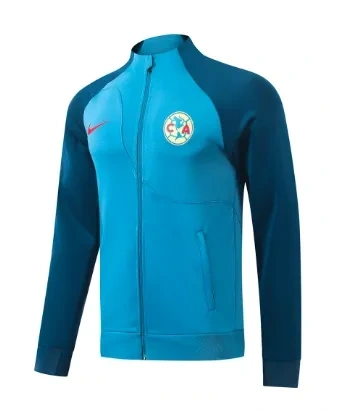 Club America 24/25 Full-Zip Team Track Jacket Blue