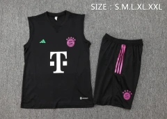 Bayern Munich 24/25 Sleeveless Jersey and Shorts Set Black D990
