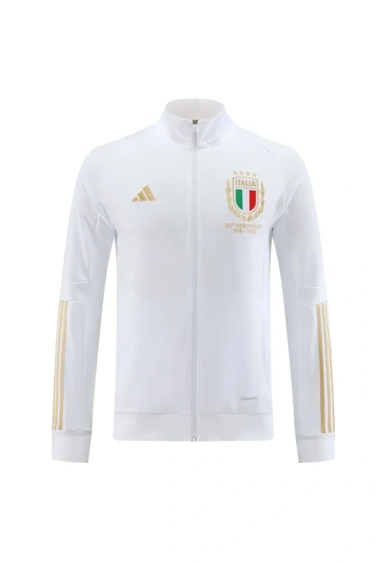 Italy 2023 Full-Zip Team Track Jacket White