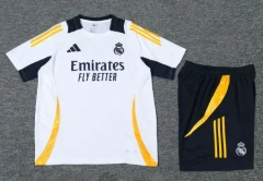 Real Madrid 24/25 Training Shirt and Shorts Set White