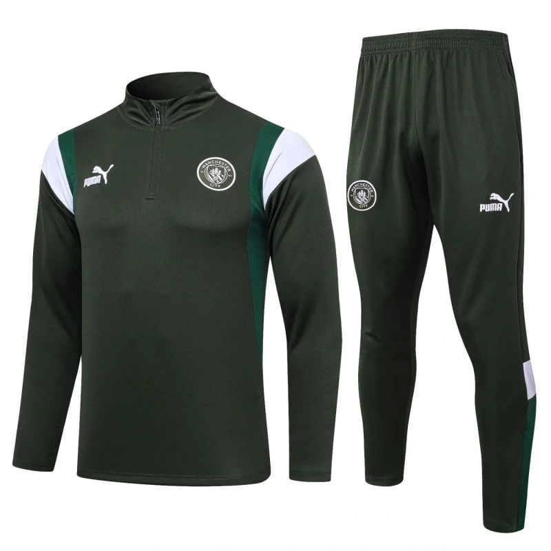 Manchester City 23/24 Half-Zip Training Top and Pants Set B750