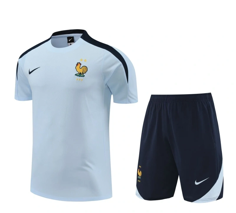 France 2024 Training Shirt and Shorts Set