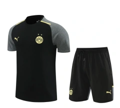 Borussia Dortmund 24/25 Team Shirt and Shorts Set Black
