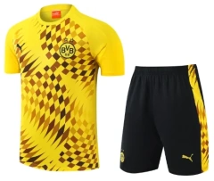 Borussia Dortmund 24/25 Training Shirt and Shorts Set Yellow