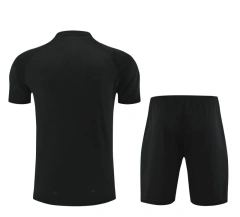 Manchester United 24/25 Training Shirt and Shorts Set Black