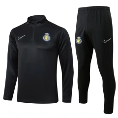 Al-Nassr FC 24/25 Half-Zip Training Top and Pants Set Black B791