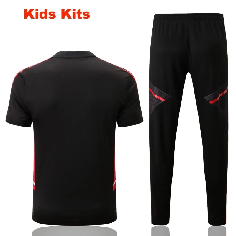 Kids Manchester United 22/23 Training Shirt and Pants Set E676