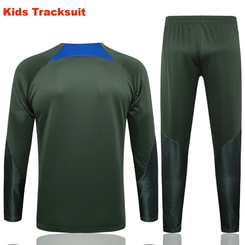 Kids PSG 23/24 Half-Zip Training Sweatshirt and Pants Set E791