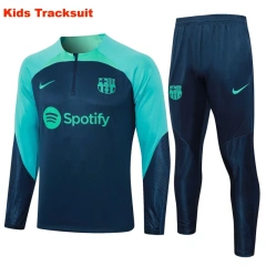 Kids Barcelona 23/24 Half-Zip Training Sweatshirt and Pants Set E728
