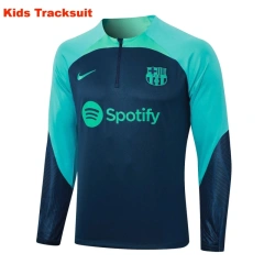 Kids Barcelona 23/24 Half-Zip Training Sweatshirt and Pants Set E728