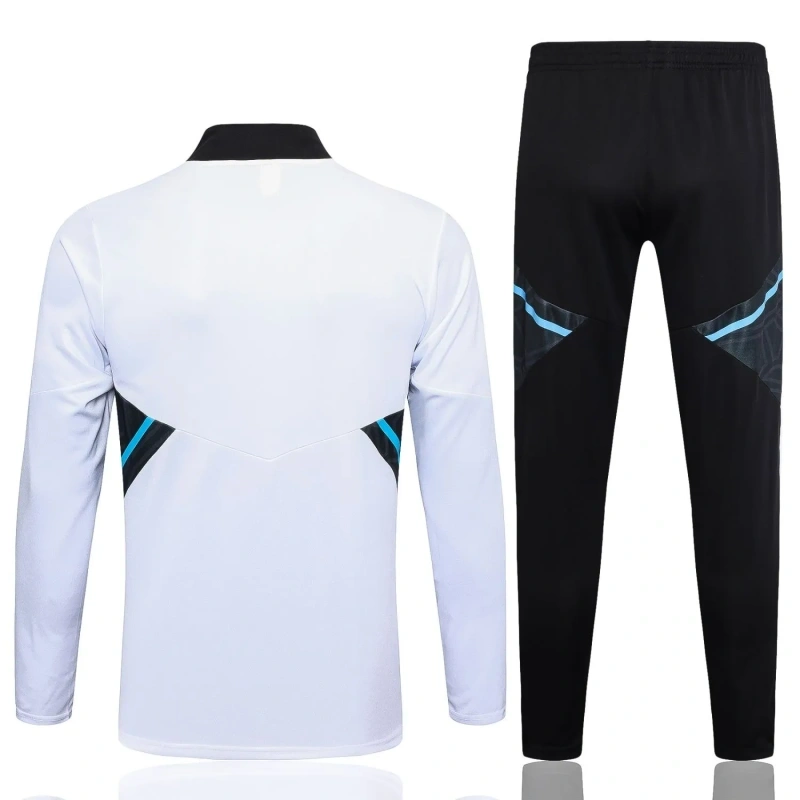 Manchester United 23/24 Half-Zip Training Top and Pants Set White B718