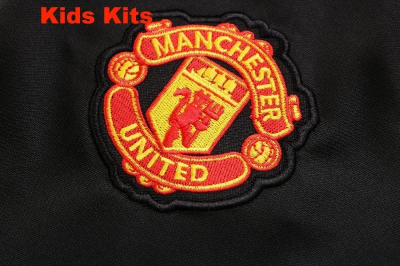 Kids Manchester United 22/23 Training Shirt and Pants Set E671