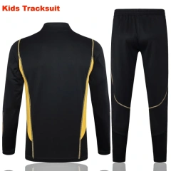 Kids Argentina 23/24 Half-Zip Training Top and Pants Set Black E741