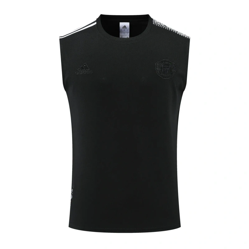 Manchester United 22/23 Training Vest and Shorts Set Black