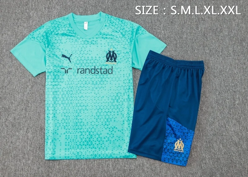 Olympique Marseille 23/24 Training Shirt and Shorts Set D935