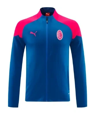 AC Milan 24/25 Full-Zip Team Track Jacket Blue